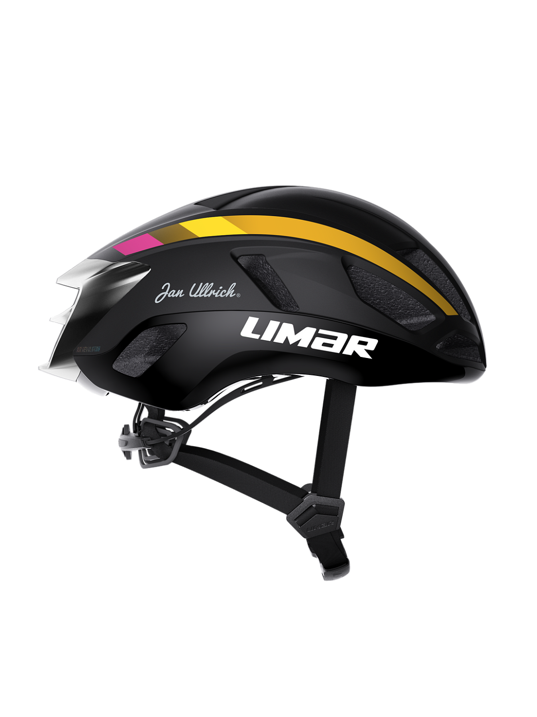 Велосипедный шлем Limar Air Atlas / Limited Edition Jan Ullrich / Черный-Золотой