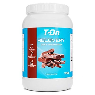 Напиток восстановительный в порошке T-ON RECOVERY QUICK REGEN DRINK / 900г / Шоколад