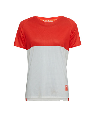 Беговая футболка женская GRI Маяк 4.0 / Красный-Белый