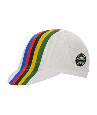 Велокепка Santini UCI UCI World Champion Cap / Белый