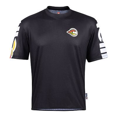 Гравийная/МТБ футболка джерси Cinelli Gravel Tech Tee SS / Черный-Белый