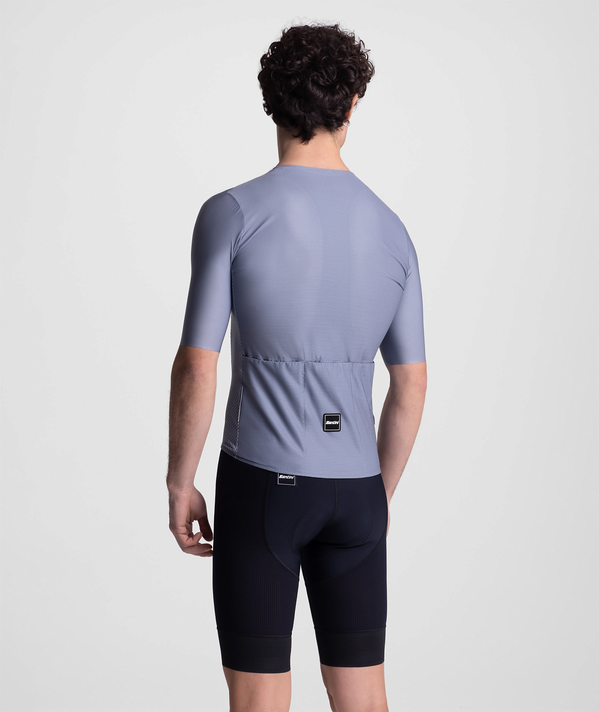 Веломайка Santini Super Lite Unisex Mesh SS Cycling Jersey / Серый
