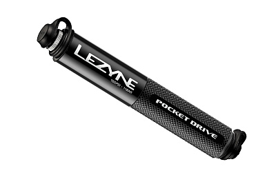 Ручной велонасос LEZYNE Pocket Drive / Черный