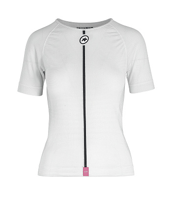 Термомайка с коротким рукавом Assos Assosoires Wom Summer SS Skin Layer / Белый