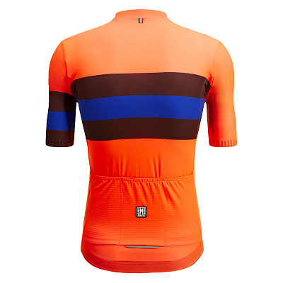 Веломайка Santini Eco Sleek Bengal SS Cycling Jersey / Оранжевый