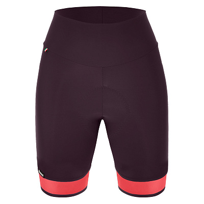 Велошорты женские без лямок Santini Giada Bengal Women's Cycling Shorts / Бордовый