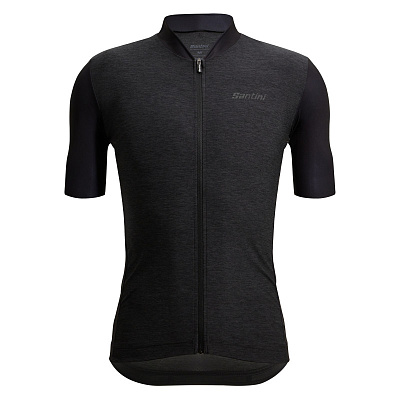 Веломайка Santini Colore Puro SS Cycling Jersey / Черный