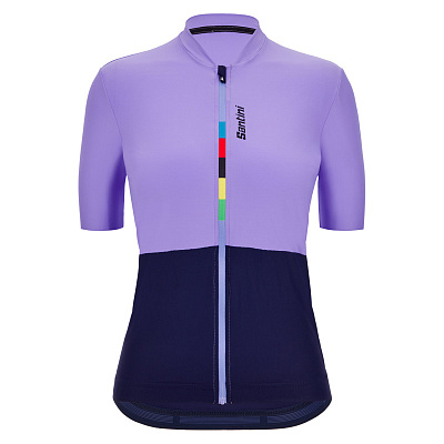 Веломайка женская Santini Colore Riga - UCI Official Women's SS Cycling Jersey / Сиреневый