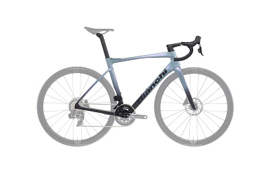 Рама шоссейная Bianchi Specialissima Pro MV / Матовый Хамелион-Черный