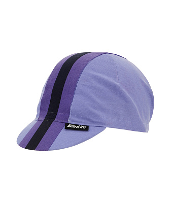 Велокепка Santini Bengal Cycling Cap / Фиолетовый-Черный