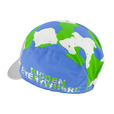Велокепка Cinelli Cap Global Cycling Green And Blue