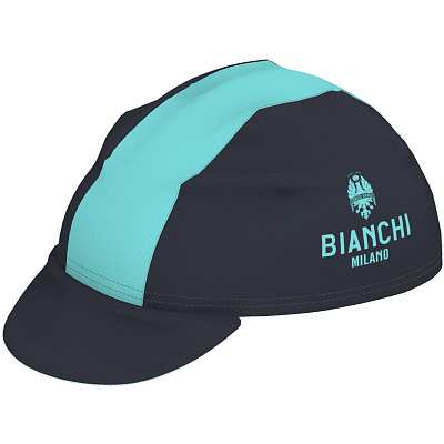 Велокепка Santini Bianchi Milano Classic Cycling Cap / Серый-Целесте
