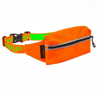 Поясная сумка Powerup Orange объемная / Оранжевый