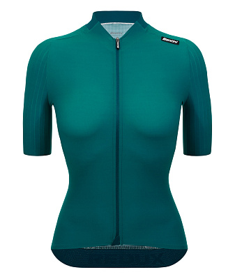 Веломайка женская Santini Redux Speed Women's SS Cycling Jersey / Зеленый