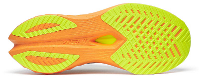 Беговые кроссовки мужские Saucony Endorphin Speed 4 / Белый-Оранжевый