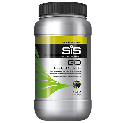 Напиток углеводный SiS GO Electrolyte с электролитами в порошке, вкус Лимон и Лайм, 500гр.