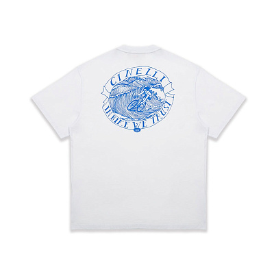 Футболка Cinelli T-Shirt Gerry Wedd Cyclist Surfer / Белый