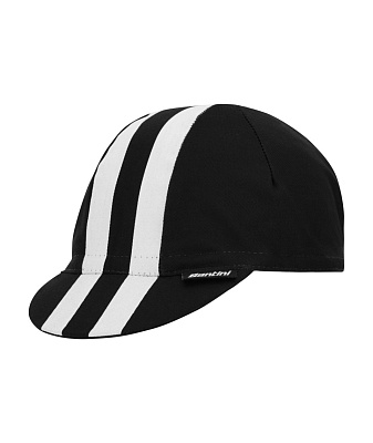 Велокепка Santini Bengal Cycling Cap / Черный-Белый