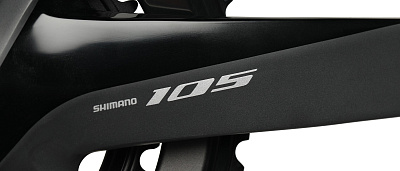 Система шатунов Shimano 105 FC-R7000 Road Crankset / 52/36T / Hollowtech II / Черный / 2x11-Speed