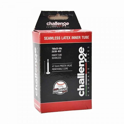 Велокамера Challenge Latex 28 FV Presta 48мм 700x23/30c
