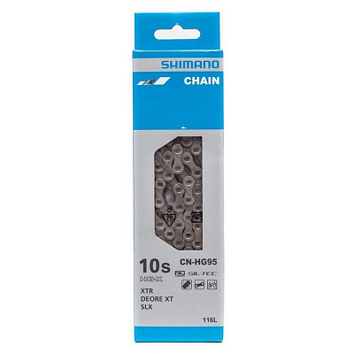 Цепь Shimano XTR/XT/SLX CN-HG95 Chain / Пин в комплекте / 10-Speed
