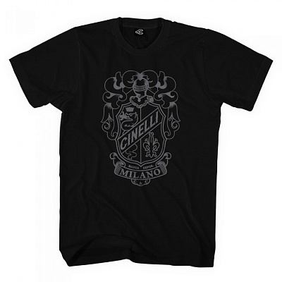 Футболка Cinelli T-Shirt Crest / Черный
