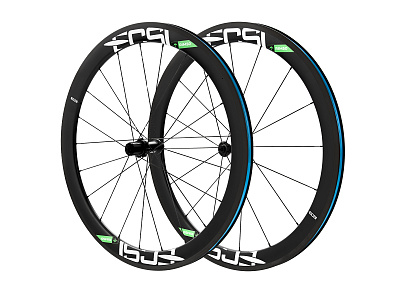 Комплект колес ECSI Rim 50 Carbon Wheels