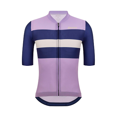 Веломайка Santini Bengal Unisex Cycling Jersey / Сиреневый-Синий