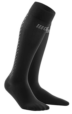 Женские восстановительные компрессионные гольфы CEP Recovery Socks / Черный