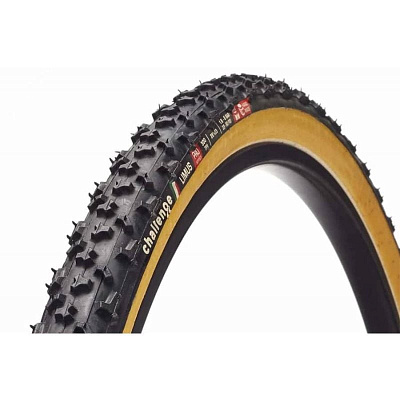 Покрышка для велокросса Challenge Limus / Черный-Бежевый