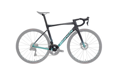 Рама шоссейная Bianchi Specialissima RC MR / Черный-Целесте