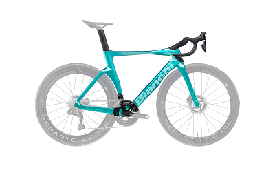 Рама шоссейная Bianchi Oltre RC ZE / Глянцевый Целесте