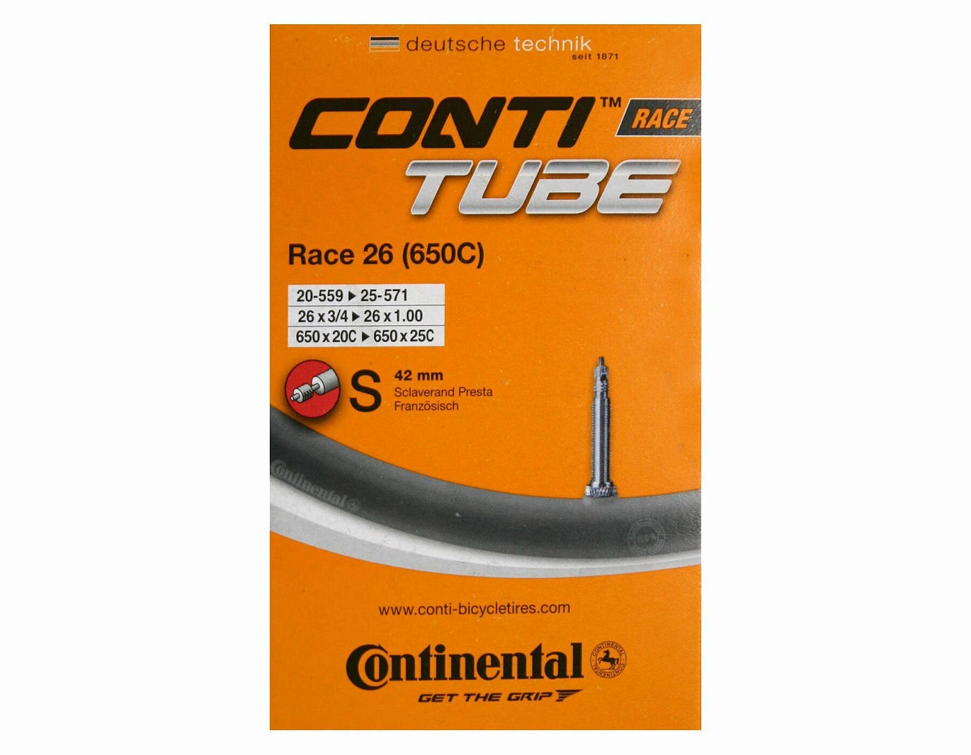 Камера Continental Race 26, 20-559/25-571, S42