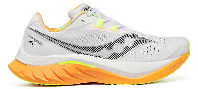 Беговые кроссовки мужские Saucony Endorphin Speed 4 / Белый-Оранжевый