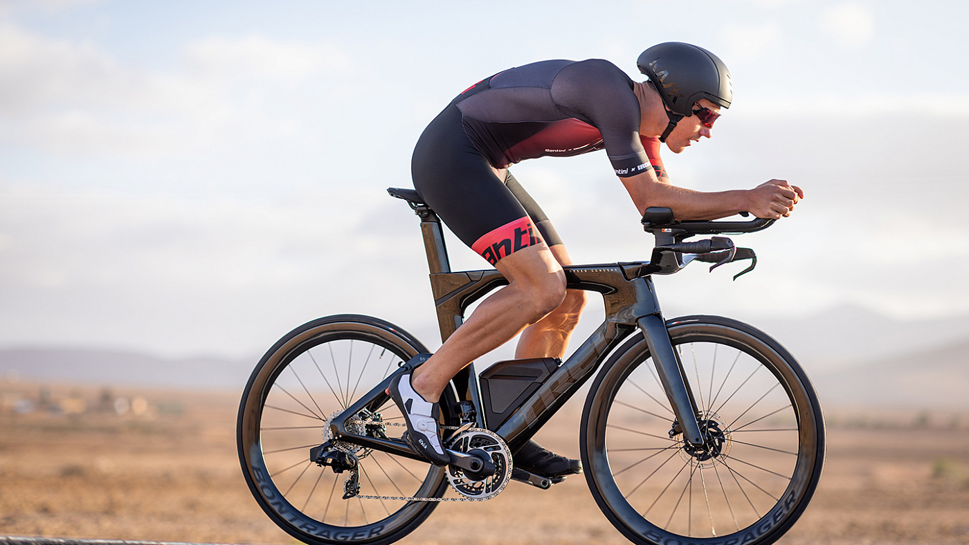 Трисьют с коротким рукавом Santini Ikaika Ironman SS Trisuit / Красный