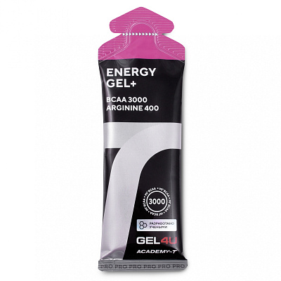 Гель энергетический углеводный с BCAA GEL4U Energy Gel вкус Лесные Ягоды
