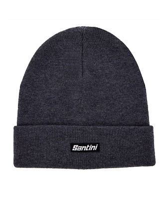 Шерстянная шапка Santini Wool Beanie / Серый