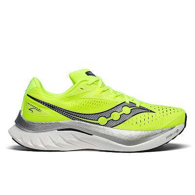 Беговые кроссовки мужские Saucony Endorphin Speed 4 / Желтый-Серебристый