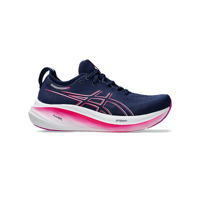 Беговые кроссовки женские Asics Gel-Nimbus 26 / Синий-Розовый
