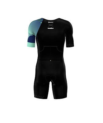 Трисьют с коротким рукавом Santini Koa Triathlon Suit / Зеленый