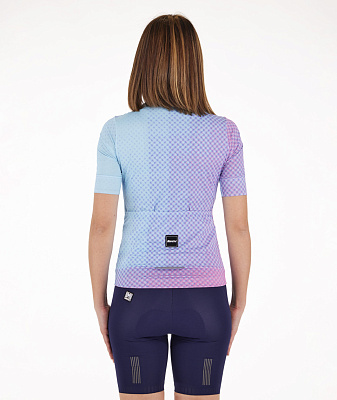Веломайка женская Santini Paws Women's Jersey / Синий
