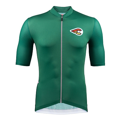 Велосипедная джерси Cinelli Tempo Mesh Jersey / Peace / Зеленый-Розовый