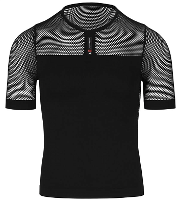 Термомайка с коротким рукавом Assos Assosoires SS Skin Layer super leger / Черный