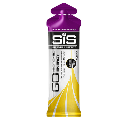 Гель изотонический углеводный SiS GO Isotonic Energy, вкус Черная Смородина, 60мл