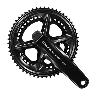 Система шатунов с мощемером Shimano Dura-Ace FC-R9200-P Road Crankset PW / 54/40T / 2x12-Speed (OEM)