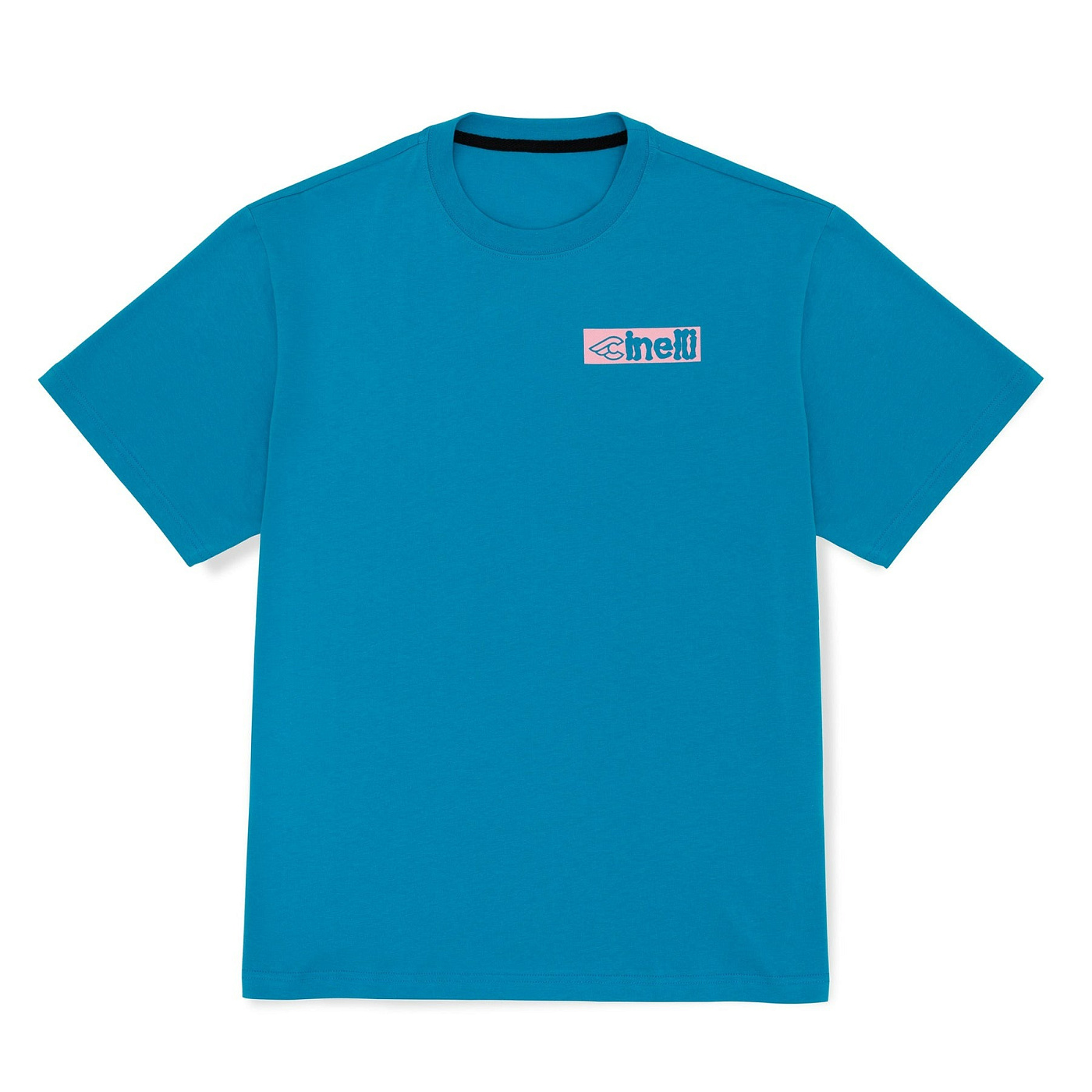 Футболка Cinelli T-Shirt In-Bike-We-Trust / Голубой