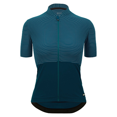Веломайка женская Santini Colore Riga Women's SS Cycling Jersey / Зеленый