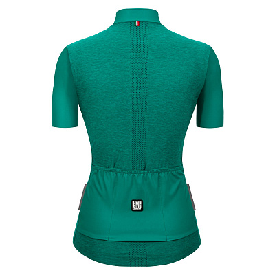 Веломайка женская Santini Colore Puro Women's SS Cycling Jersey / Зеленый