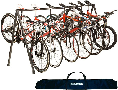 Дисплей складной для хранения 8-10 велосипедов BiciSupport New Folding Many Bicycles Display