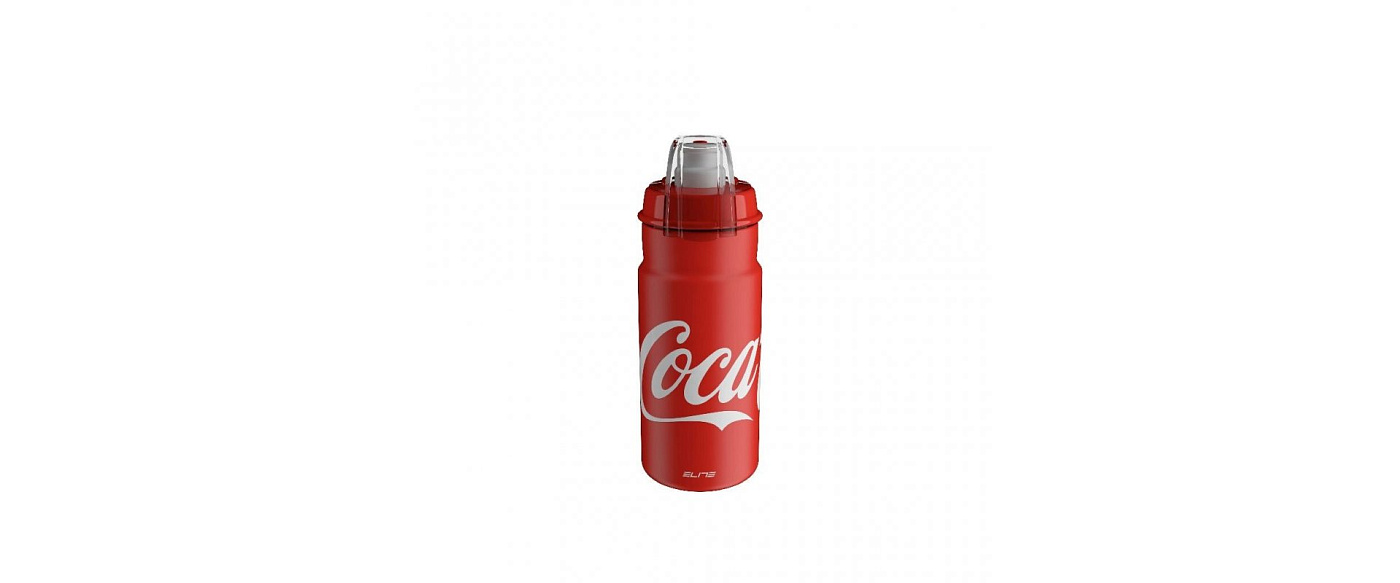 Фляга Elite Jet MTB 550мл / Coca-Cola лого-Красный